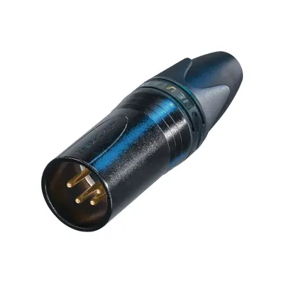 Neutrik, Kabelski vtič XLR 4 N/A XX v kovini, Črna