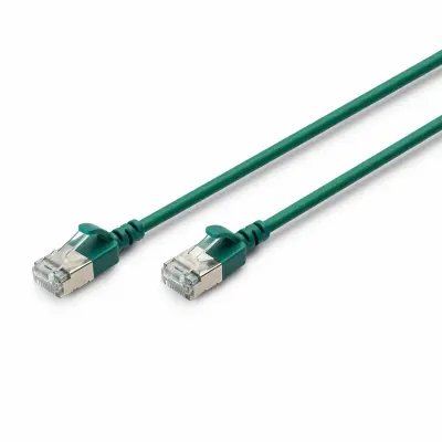 Digitus patch slim FTP CAT.6A  0,5m zelen