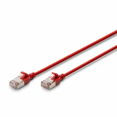Digitus patch slim FTP CAT.6A  0,5m rdeč