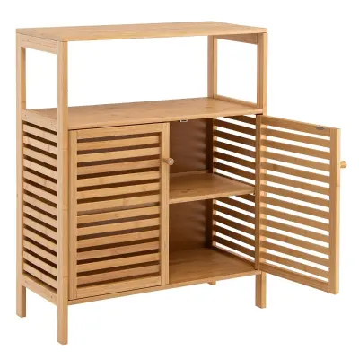 Kopalniška omarica iz bambusa 64 x 27,5 x 80 cm