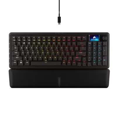 Gaming tipkovnica CORSAIR VANGUARD PRO 96 Hall Effect, mehanična, črna