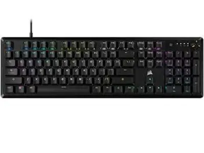 Tipkovnica CORSAIR K70 CORE RGB, mehanična, črna