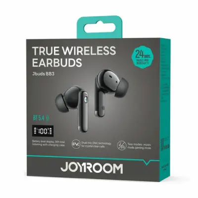 Joyroom slušalke JR-BB3 črne bluetooth