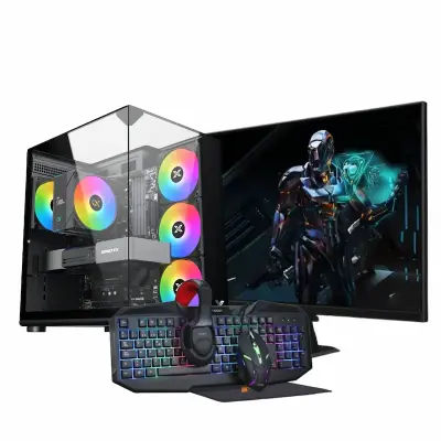 Gaming računalniški komplet SAMURAI LITE A76X RTX56Ti, Ryzen 5 7600X, RTX 5060Ti, 16GB RAM, 1TB SSD, 27" FHD + Oprema, W11P