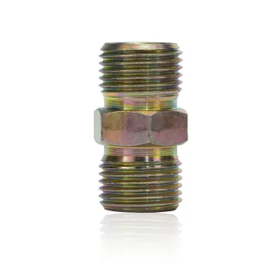 GZ 1/2" – Priključek Za Podaljšanje Cevi Airless Brizgalne Naprave | Nerjaveča Stal, 400 bar, 1/2"–1/2", Stožec 60°