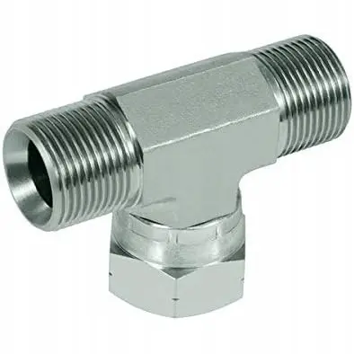 1/4" Razdelilec – Triknik Za Brizgalne Cevi | Nerjaveče Jeklo, 400 Bar, 1 Notranji/2 Zunanji, Kompatibilno S 1/4"