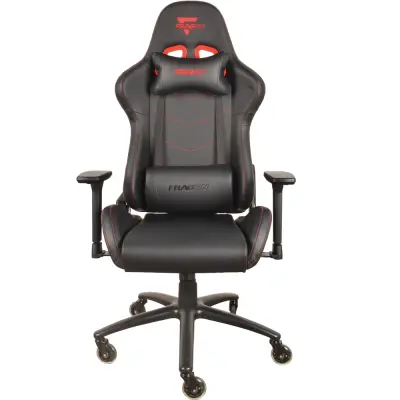 FragON 3X, različica 2.0, črn gaming stol