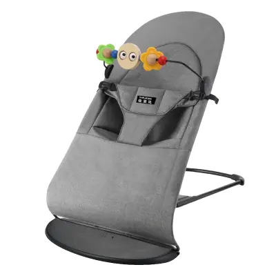 Otroška gugalnica, nosilnost 20Kg, starostna skupina 0-36 mesecev, material tkanina, TT001-Siva