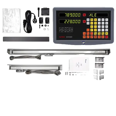 DRO Digitalni prikazni sistem, 0.005mm ločljivost, 2-osna funkcionalnost, DRO-2PCS KA300