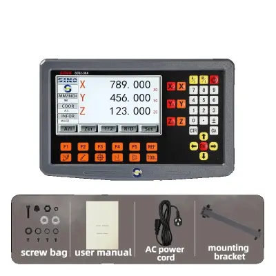 3-osni DRO sistem, visoka natančnost merjenja, vsestranska uporaba, SDS2-3VA LCD DRO