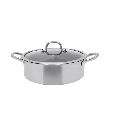 Hot Pot, nerjaveče jeklo, ekološka zasnova, 32cm z žlicami