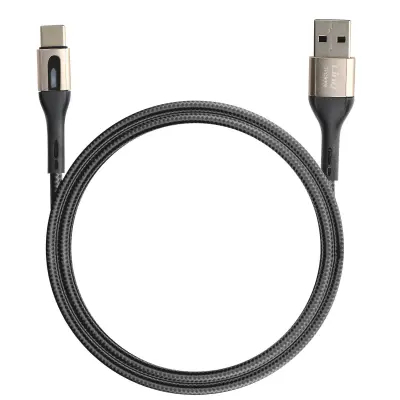 LinQ, Kabel USB v USB C 3A Sinhronizacija Dolžina 1,2 m, Črna