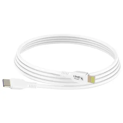 LinQ, USB C za iPhone Lightning kabel, bel 1 m - LinQ, Bela