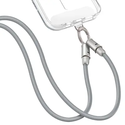LinQ, Dušilka 2 v 1 s kablom USB-C z Lightning kablom dolžine 1,2 m, Siva