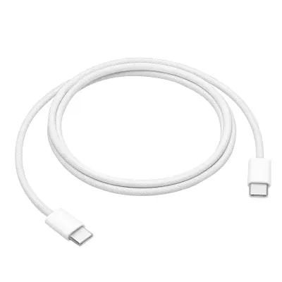 Dolžina kabla USB-C z USB-C 60W Power Delivery 1m, Bela