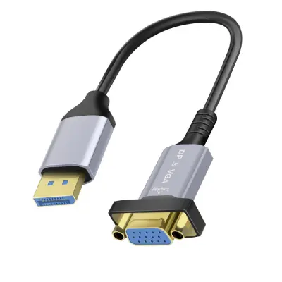 LinQ, Kabel adapter DisplayPort na VGA Full HD 1080p, Črna