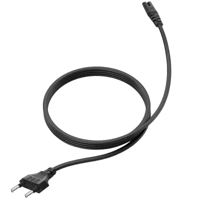 LinQ, C7 Napajalni kabel za računalnik, monitor in konzole 1,5 m, Črna