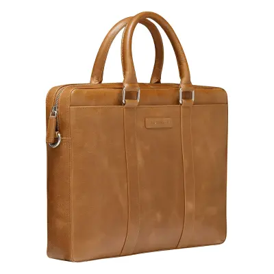 DBRAMANTE1928, Torba za prenosni računalnik 15“ Nordborg Collection 2nd Generation, Svetlo rjava