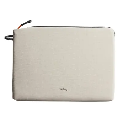 Bellroy, Torba za prenosnik 14 palcev, odporna na udarce, z zadrgo, Svetlo siva