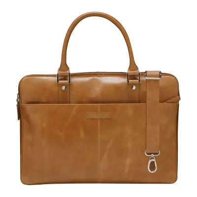 DBRAMANTE1928, 16“ torba za prenosni računalnik Rosenborg Collection 2nd Generation, Svetlo rjava