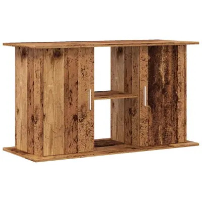 vidaXL Stojalo za akvarij starinski les 101x41x58 cm inženirski les