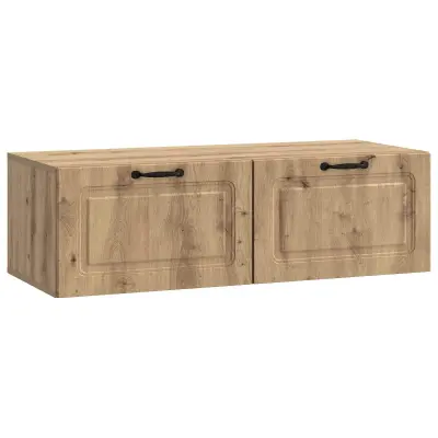 vidaXL Omarica za TV, ki jo lahko montiraš na steno Artisan hrast