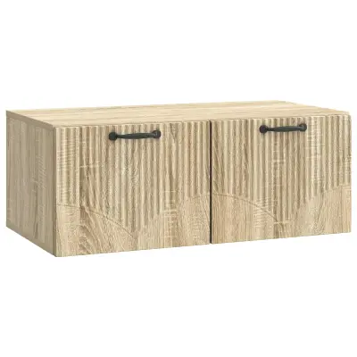 vidaXL Omarica za TV, ki jo lahko montiraš na steno Sonoma hrast