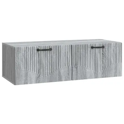 vidaXL Omarica za TV, ki jo lahko montiraš na steno Siva Sonoma