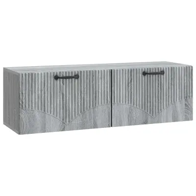 vidaXL Omarica za TV, ki jo lahko montiraš na steno Siva Sonoma