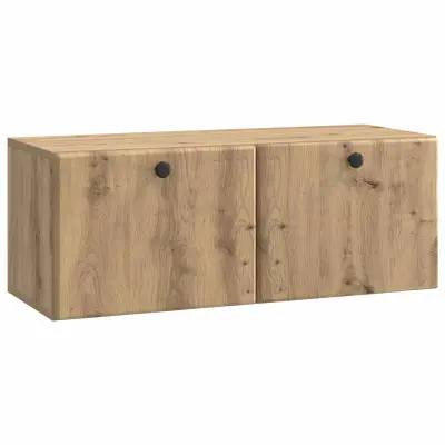 vidaXL Omarica za TV, ki jo lahko montiraš na steno Artisan hrast