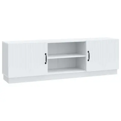 vidaXL TV omarica Bela 150 x 31 x 47 cm Inženirski les