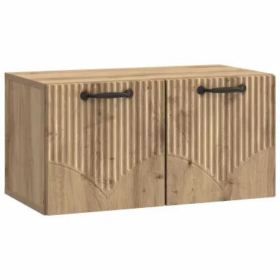 vidaXL Omarica za TV, ki jo lahko montiraš na steno Artisan hrast