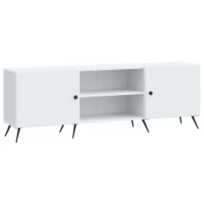 vidaXL TV omarica Bela 150 x 31 x 50 cm Inženirski les