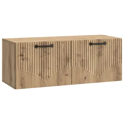 vidaXL Omarica za TV, ki jo lahko montiraš na steno Artisan hrast