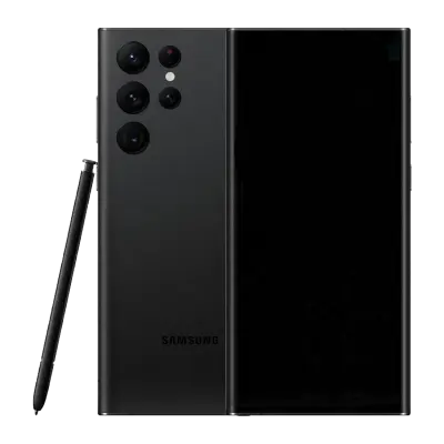 Obnovljeno - znaki rabe - SAMSUNG Galaxy S22 Ultra 5G Dual-SIM črn pametni telefon