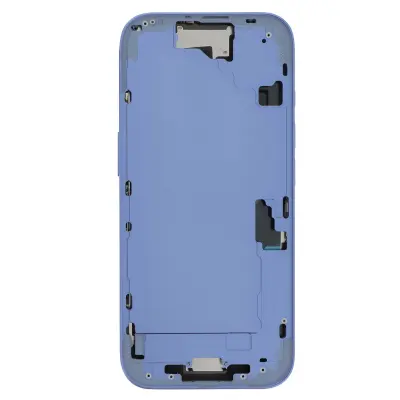 Osrednje ohišje za iPhone 16, natančno in varno prileganje, Modra