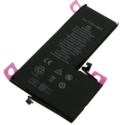 Diagnostična baterija za iPhone 11 Pro Max Li-polimer 3,79 V 3969 mAh 15 Wh, Črna