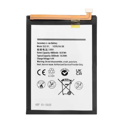 Nadomestna baterija za Galaxy A05s Li-ion 5000mAh, Bela