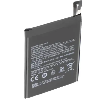 Baterija za pametni telefon Xiaomi Redmi Note 5 Li-polimer 3,85 V 4000 mAh, Črna