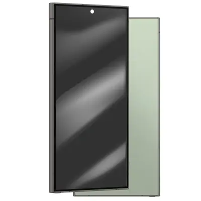 Samsung, Popoln AMOLED zaslon za Galaxy S24 Ultra Service Pack z ohišjem, Črna / Zelena