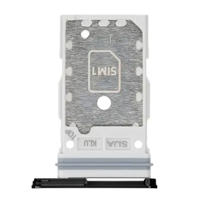Samsung, Originalni predal za SIM kartico za Galaxy S22 / S22 Plus, dvojni predal za Nano SIM, Siva