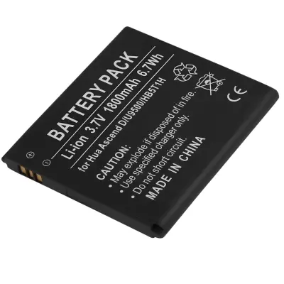 Baterija za pametni telefon Huawei Ascend D Quad XL Li-ion 3.7V 1800mAh 6,7 Wh, Črna