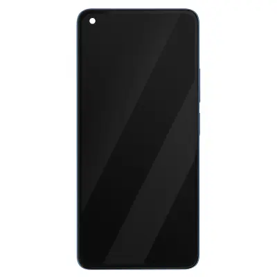 Xiaomi, Zaslon + Šasija za Xiaomi 11 Lite 5G NE Celoten blok Izvirni zaslon, Modra