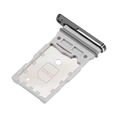 Samsung, Predal za dvojno kartico Nano SIM za Galaxy S22 Ultra Service Pack, Siva