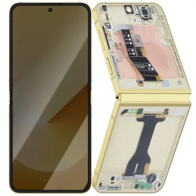 Samsung, Celoten notranji AMOLED zaslon za Galaxy Z Flip 6 Service Pack, Rumena