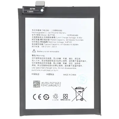 Nadomestna baterija za OnePlus Nord 5G Li-Polymer 3,87V 4115mAh 15,9Wh, Črna / Srebrna