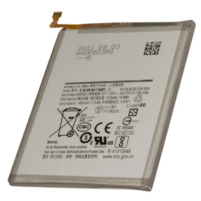 Li-ionska baterija 3,85V za pametni telefon Samsung Galaxy A71 siva 4370mAh, Siva
