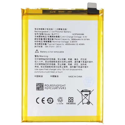 Li-polimerna baterija 3,85V za OPPO A1k 4000mAh 15,4Wh, Rumena