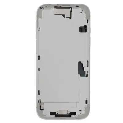 Osrednje ohišje za iPhone 16, natančno in varno prileganje, Bela
