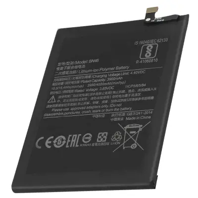 Baterija za pametni telefon Xiaomi Redmi Note 8 / Note 8T Li-polimer 3900mAh, Črna